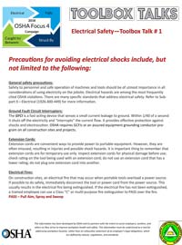 2018 Electrical Safety 1